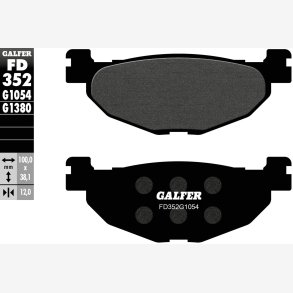 BREMSEKLODSER GALFER FD352
