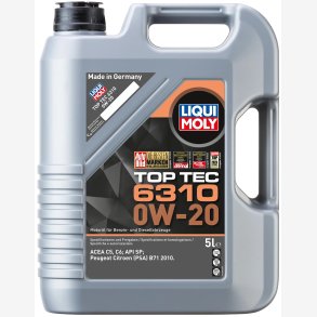 Olie Toptec 6310 5L 0W-20