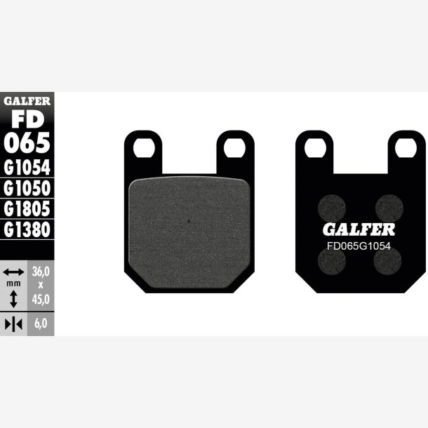 BREMSEKLODSER GALFER FD065
