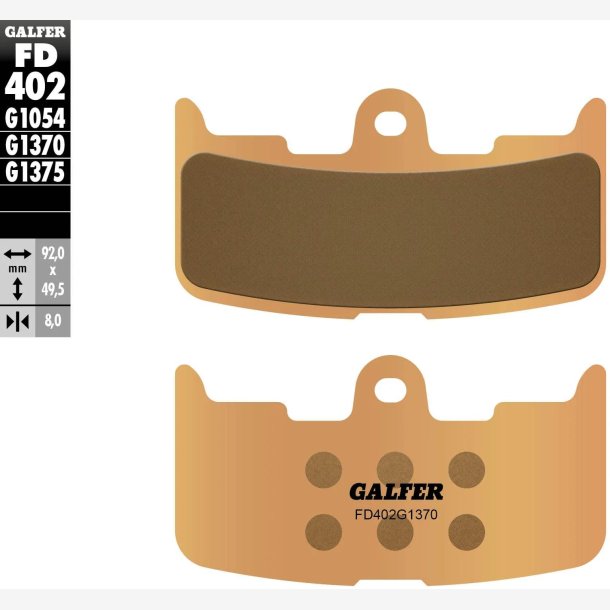 BREMSEKLODSER GALFER FD402