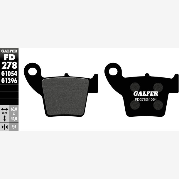 BREMSEKLODSER GALFER FD278