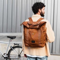 Weathergoods Sweden cykeltaske City Bikepack XL toffeebrun