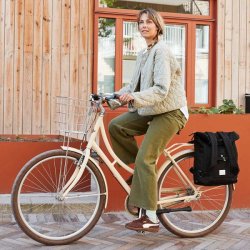 Weathergoods Sweden cykeltaske City Bikepack XL sort
