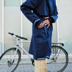 Weathergoods Sweden cykel regnjakke Imbris - navy bl� - S