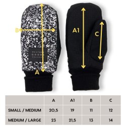 Weathergoods Sweden refleksvanter Luna Splatter M/L