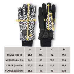 Weathergoods Sweden reflekterende handsker Luna Leopard M