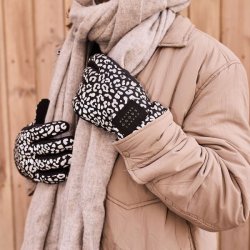 Weathergoods Sweden reflekterende handsker Luna Leopard L