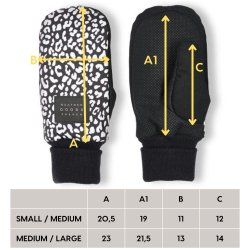 Weathergoods Sweden refleksvanter Luna Leopard S/M