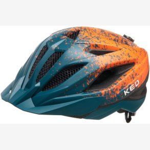 Cykelhjelm KED Street Jr. Pro M (53-58 cm) - arcadia green orange matt