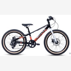 Xroc Disc 20 tommer letvgts alu MTB cykel 7-gear - sort/orange