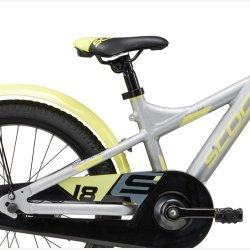 XXlite 18" aluminium drengecykel med fodbremse - slvg/lime